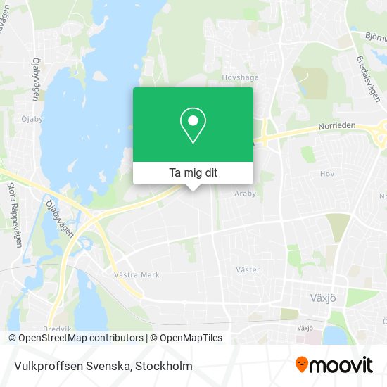 Vulkproffsen Svenska karta