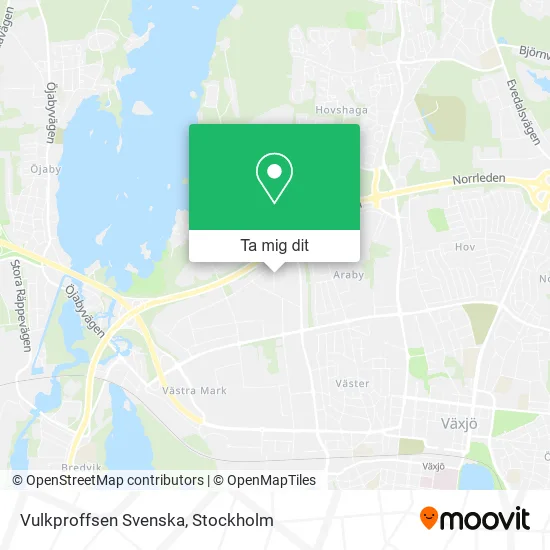 Vulkproffsen Svenska karta
