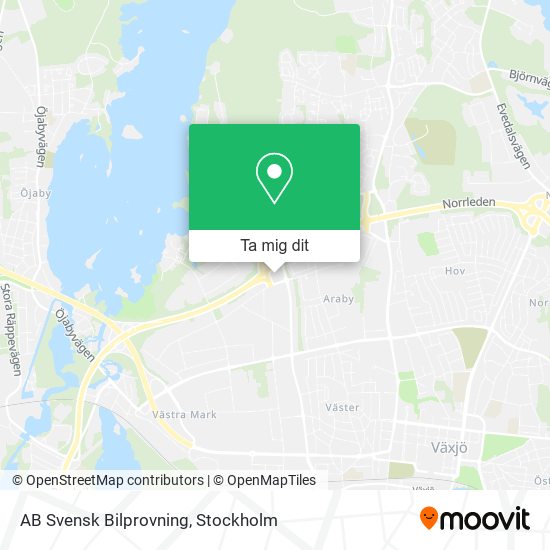 AB Svensk Bilprovning karta