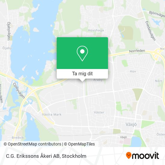 C.G. Erikssons Åkeri AB karta