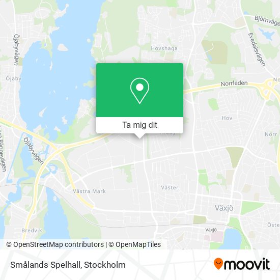 Smålands Spelhall karta