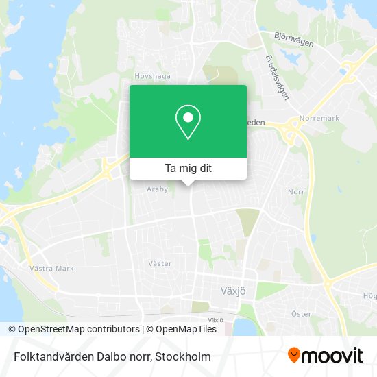 Folktandvården Dalbo norr karta