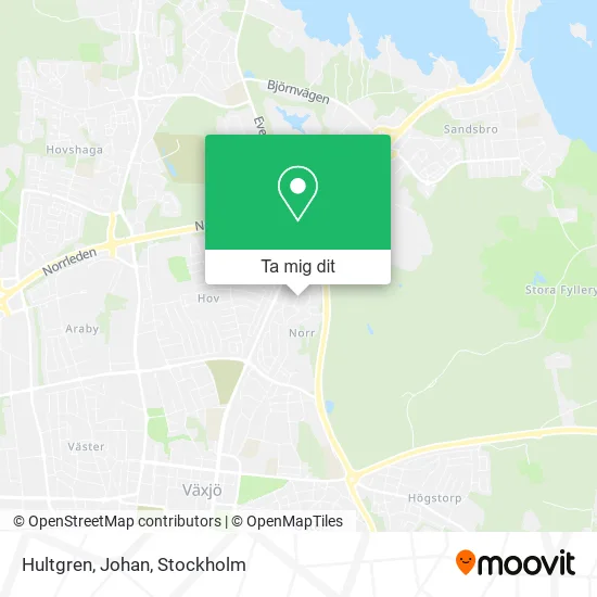Hultgren, Johan karta