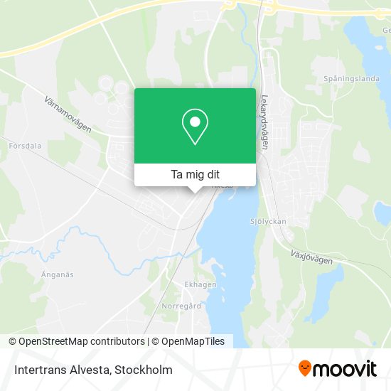 Intertrans Alvesta karta
