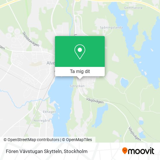 Fören Vävstugan Skytteln karta
