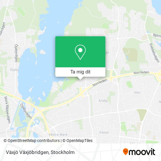 Växjö Växjöbridgen karta