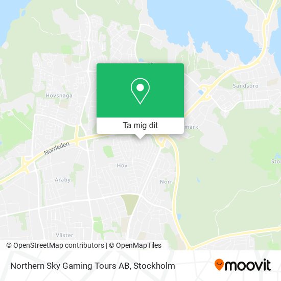 Northern Sky Gaming Tours AB karta