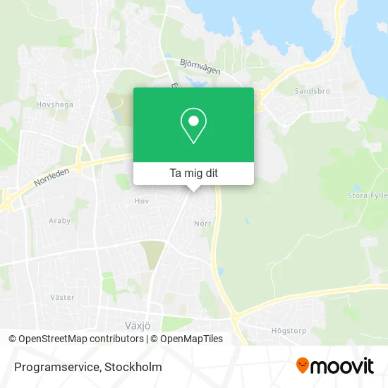 Programservice karta