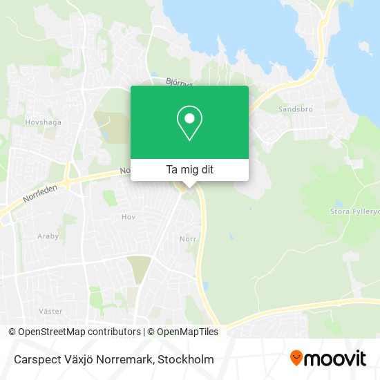Carspect Växjö Norremark karta