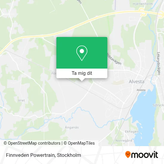 Finnveden Powertrain karta