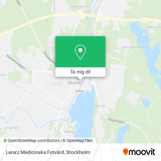 Lena'z Medicinska Fotvård karta