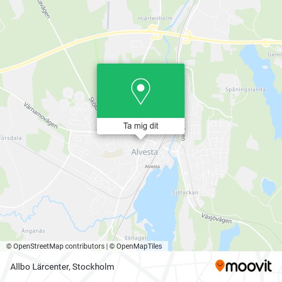 Allbo Lärcenter karta