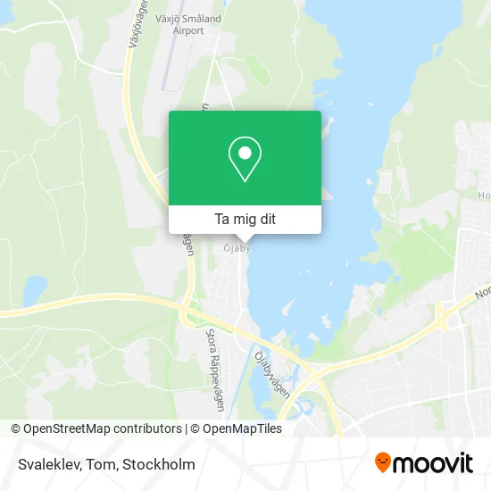 Svaleklev, Tom karta