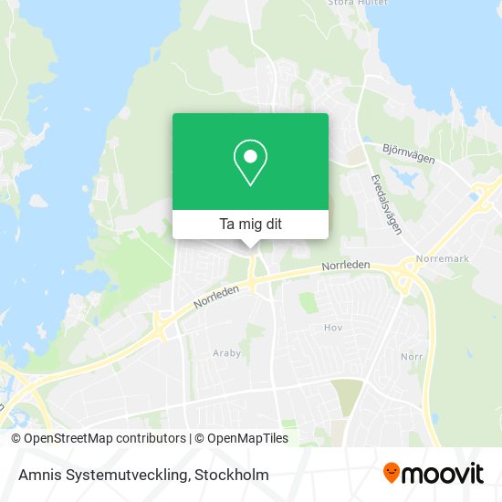 Amnis Systemutveckling karta