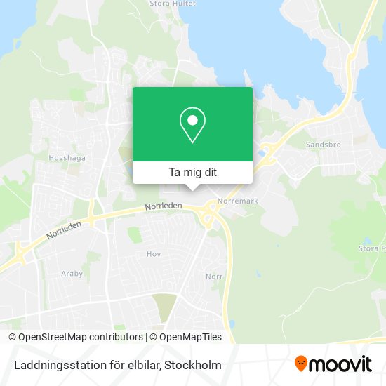 Laddningsstation för elbilar karta