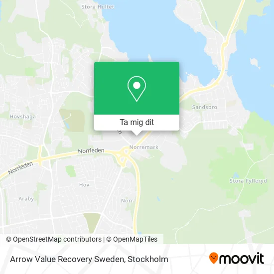 Arrow Value Recovery Sweden karta