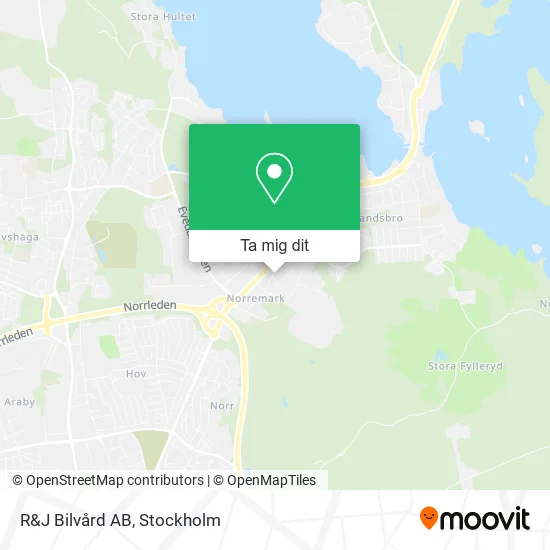 R&J Bilvård AB karta