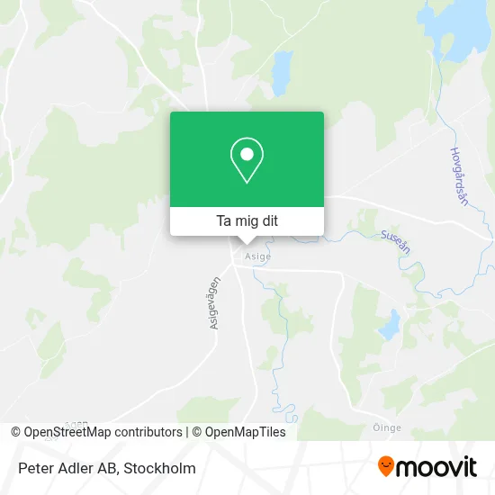 Peter Adler AB karta