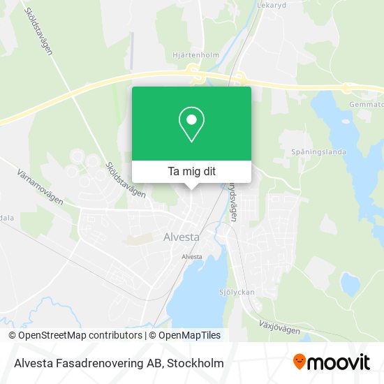 Alvesta Fasadrenovering AB karta