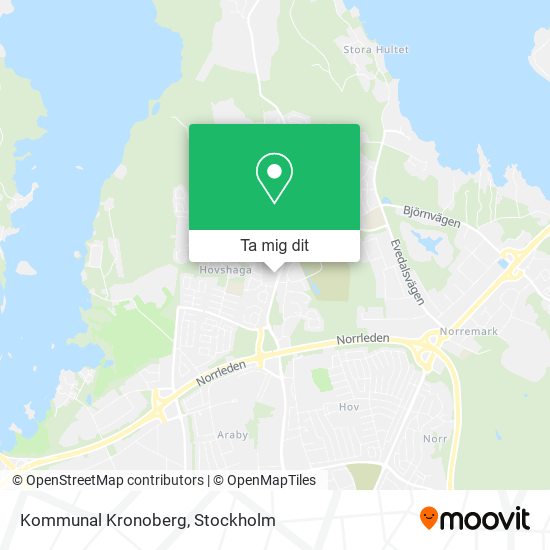 Kommunal Kronoberg karta