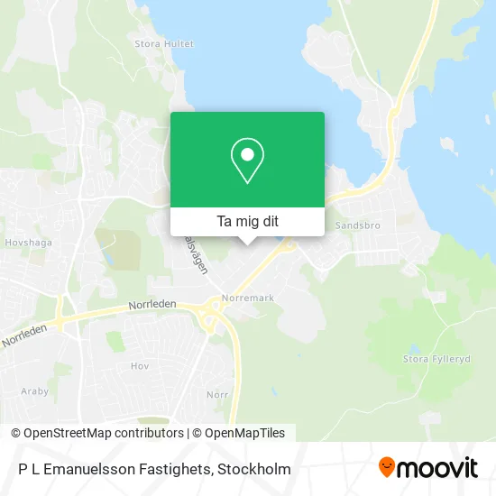 P L Emanuelsson Fastighets karta