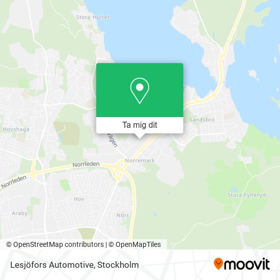 Lesjöfors Automotive karta