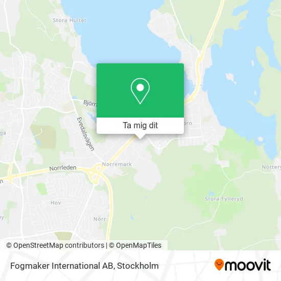 Fogmaker International AB karta