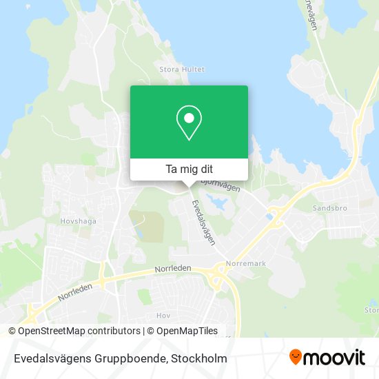 Evedalsvägens Gruppboende karta