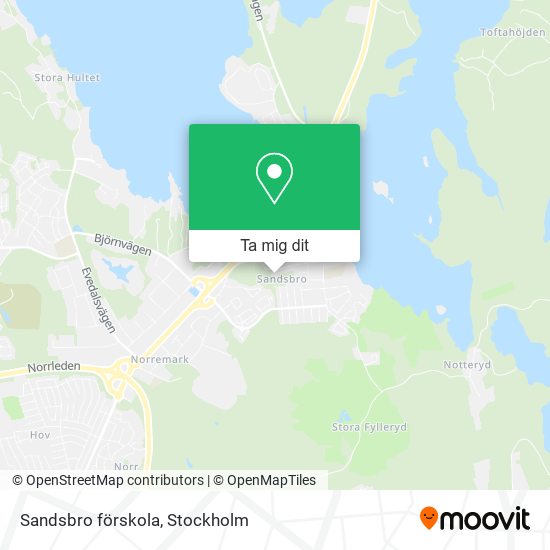 Sandsbro förskola karta