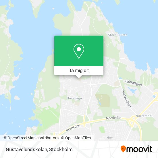 Gustavslundskolan karta