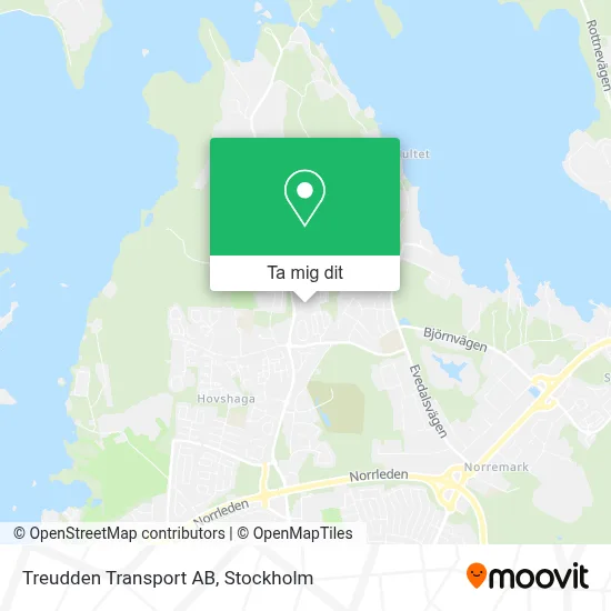 Treudden Transport AB karta
