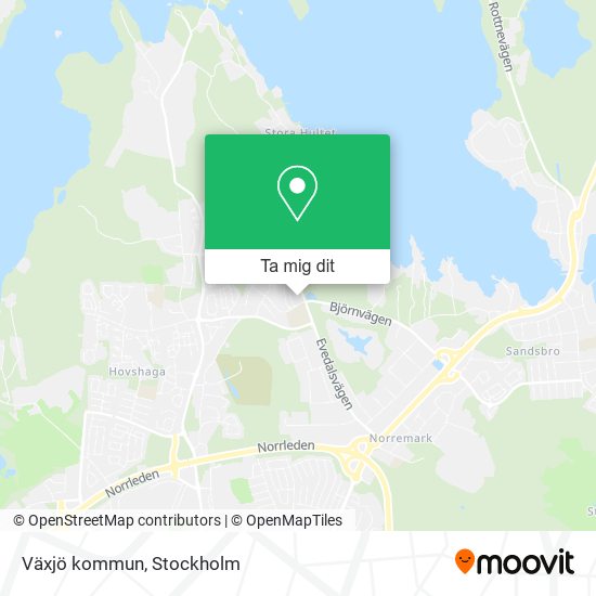 Växjö kommun karta