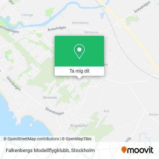 Falkenbergs Modellflygklubb karta