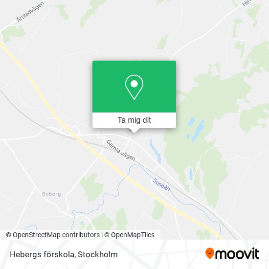 Hebergs förskola karta