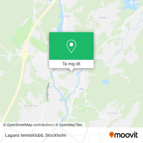 Lagans tennisklubb karta