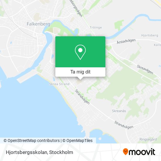 Hjortsbergsskolan karta