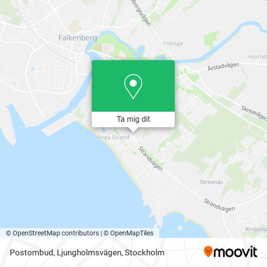 Postombud, Ljungholmsvägen karta