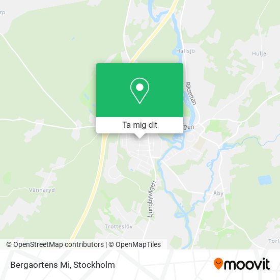 Bergaortens Mi karta