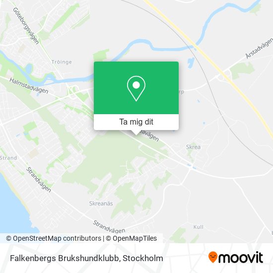 Falkenbergs Brukshundklubb karta