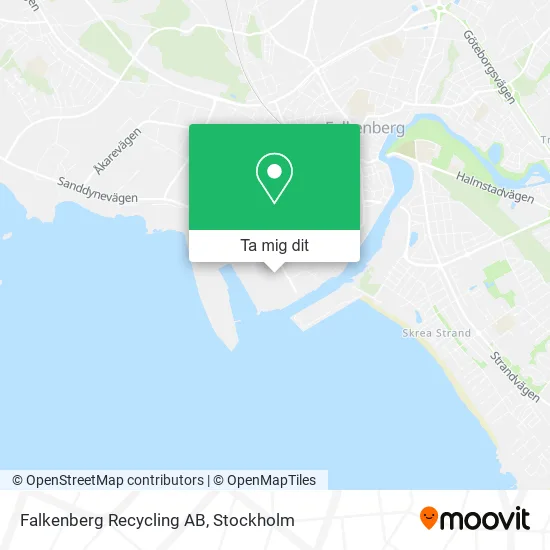 Falkenberg Recycling AB karta