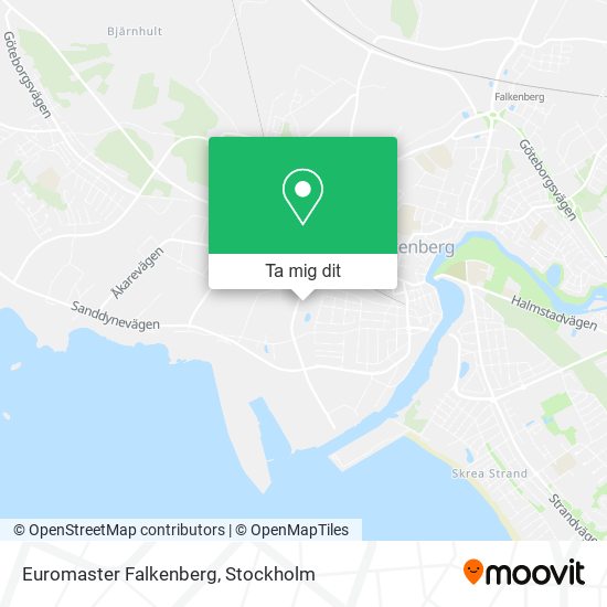 Euromaster Falkenberg karta