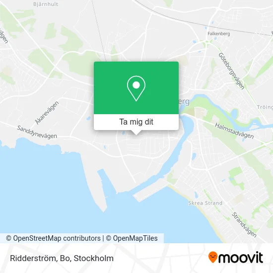 Ridderström, Bo karta