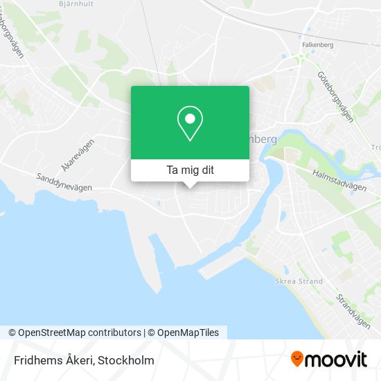 Fridhems Åkeri karta