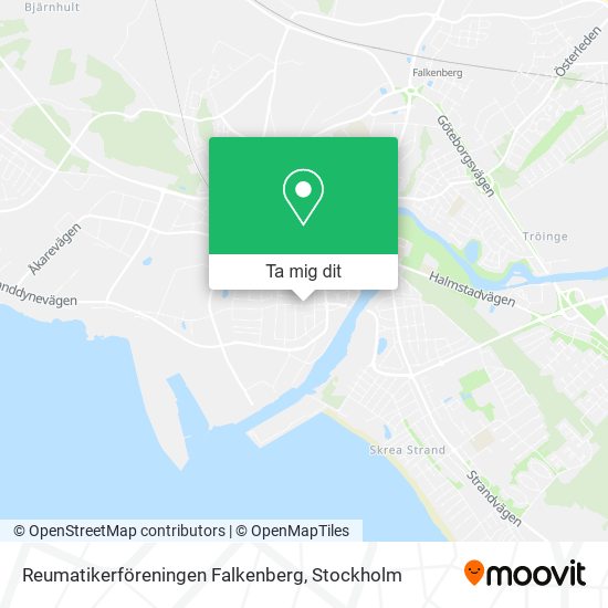 Reumatikerföreningen Falkenberg karta