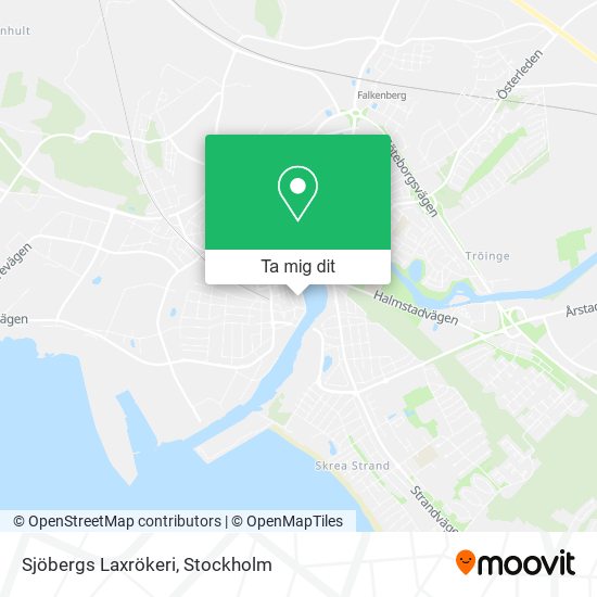 Sjöbergs Laxrökeri karta