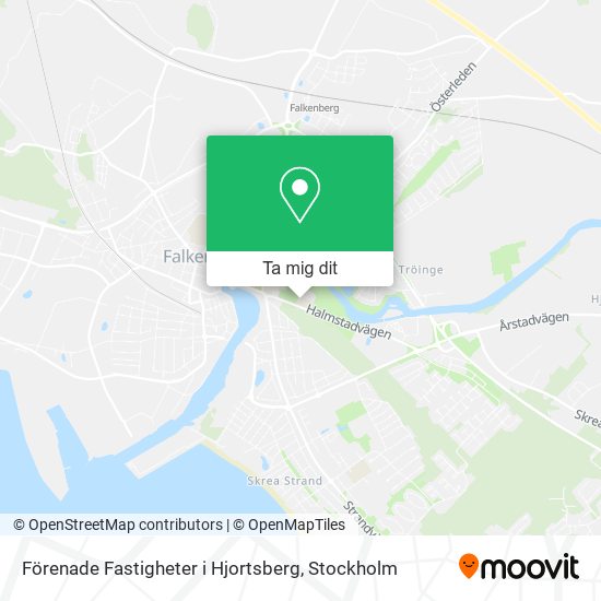 Förenade Fastigheter i Hjortsberg karta