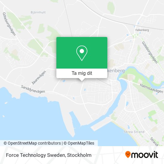 Force Technology Sweden karta