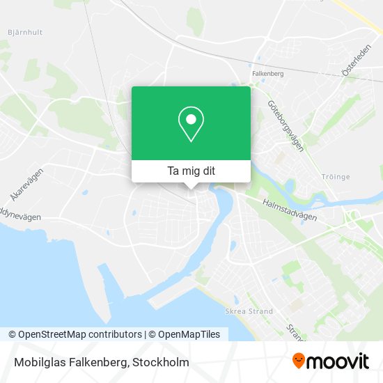 Mobilglas Falkenberg karta