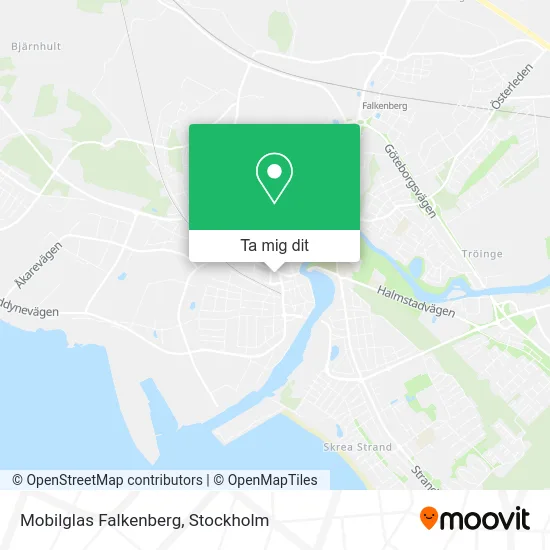 Mobilglas Falkenberg karta