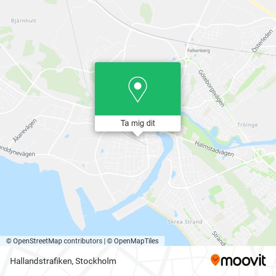 Hallandstrafiken karta